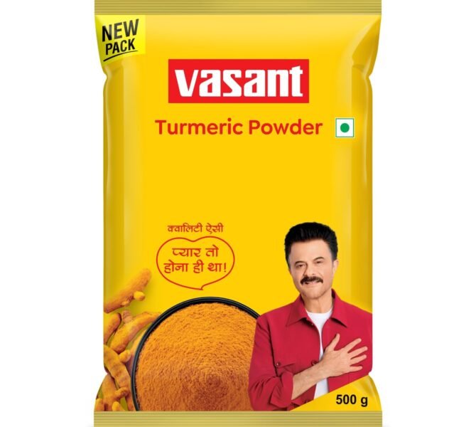 Vasant turmeric powder pack available at PRATIMESH FOODS for Indian cooking