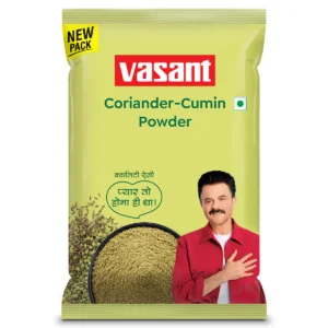 Vasant coriander cumin powder pack available at PRATIMESH FOODS for Indian cooking
