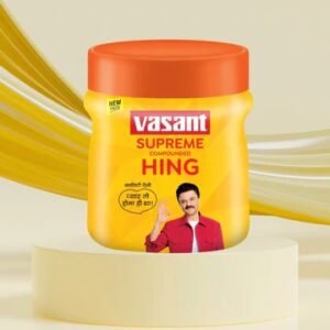 Vasant Supreme Hing (asafoetida) pack available at PRATIMESH FOODS for Indian cooking