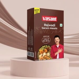Vasant Rajwadi Garam Masala pack available at PRATIMESH FOODS for Indian cooking