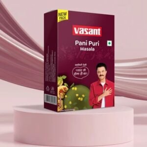 Vasant Pani Puri Masala pack available at PRATIMESH FOODS for chaat and pani puri