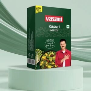 Vasant Kasuri Methi (dried fenugreek leaves) pack available at PRATIMESH FOODS